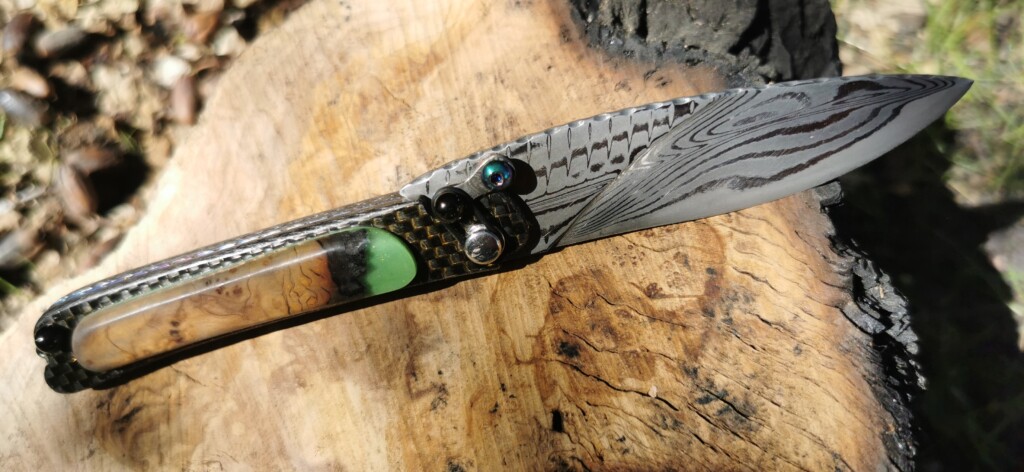 Couteau pliant modèle "Le B du bassin"