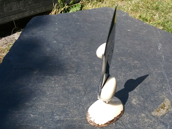 Couteau design pommeau en Tagua